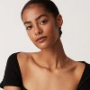 14K Gold Plated Station Necklace - Simulated Diamond BTY Layering Necklaces - Womens CZ Chain - 2 of 4