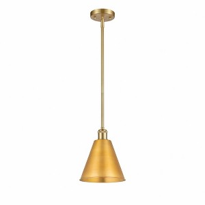 Ballston Cone - 1 Light Pendant In Industrial Style-9.75 Inches Tall and 8 Inches Wide - 1 of 1