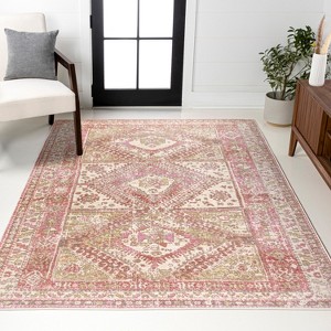 JONATHAN Y Darija Ornate Geometric Medallion Area Rug - 1 of 4
