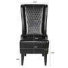 XINGHANZHENXUAN Accent Chair with Wooden Legs, Modern Wingback Reading Chair for Living Room, Bedroom, Office - 2 of 4