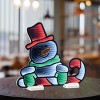 Snowman with Candy Cane Ekkolight 21.5"H Acrylic LED Christmas Decor by Melrose - 2 of 3