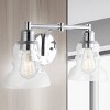 Light Manhattan Vintage Metal/Glass Industrial Rustic LED Vanity - JONATHAN Y - 2 of 4