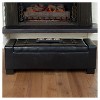 Guernsey Leather Storage Ottoman Bench - Christopher Knight Home - 4 of 4