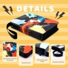 Itopfox Card Binder with 50 Removable Sleeves, Holds 400 Cards, 3-Ring Zipper Design, Perfect Gift for Collectors (Black) - 2 of 4