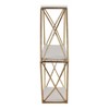 Sagebrook Home Metal Wood Floating Wall Shelves, Storage and Display, Decorative Wall Shelf Organization - 3 of 4