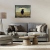 Stupell Industries Black Sheep in Field Floating Frame Canvas Art, Gray, 31" x 25" - 3 of 4