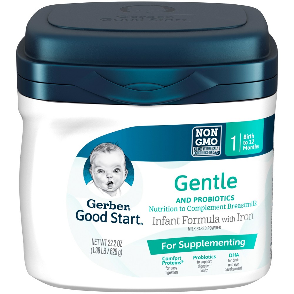 UPC 050000111732 product image for Gerber Good Start Gentle for Supplementing Powder Infant Formula - 22.2oz | upcitemdb.com