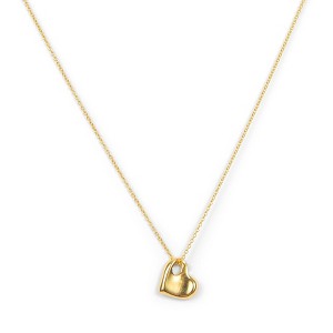 Gold Plated Heart Pendant Necklace | ETHICGOODS - 1 of 2