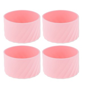 Unique Bargains Portable Fit For 40oz Anti-Fall Round Water Bottle Boot 4 Pcs - 1 of 4