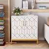 Doors and Shelves for Kitchen  Modern Rattan Storage Cabinet ,  Dining Room - 4 of 4