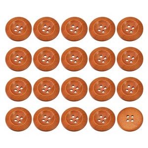 Unique Bargains Wooden DIY Craft Clothing Sewing Buttons 50 Pcs - 1 of 4