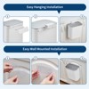 Small kitchen trash can with lid hanging trash can compost bin for kitchen counter - 4 of 4