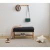 NicBex Modern Bench with Shelf,Linen Shoe Bench with Metal Legs for Bedroom,Living Room,Entryway - 2 of 4
