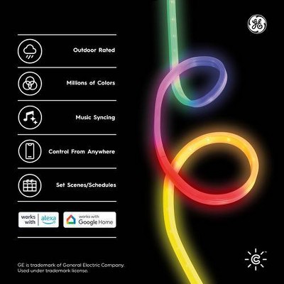 16 ft Multicolor Outdoor LED Smart Light Strip with Dynamic Effects