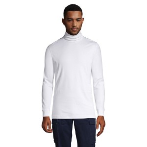 Lands' End Men's Cotton Supima Turtleneck - 1 of 4