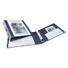 Avery Heavy-Duty View Binder w/1-Touch EZD Rings 1 1/2" Cap Navy Blue 79805 - 4 of 4