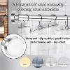 LunaLulinlk Swivel Shower Curtain Rod 31-50 inches Adjustable Silver Spring Tension Shower Rod - 3 of 4