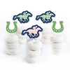 Big Dot of Happiness Kentucky Horse Derby - Dessert Cupcake Toppers - Horse Race Party Clear Treat Picks - Set of 24 - 2 of 4