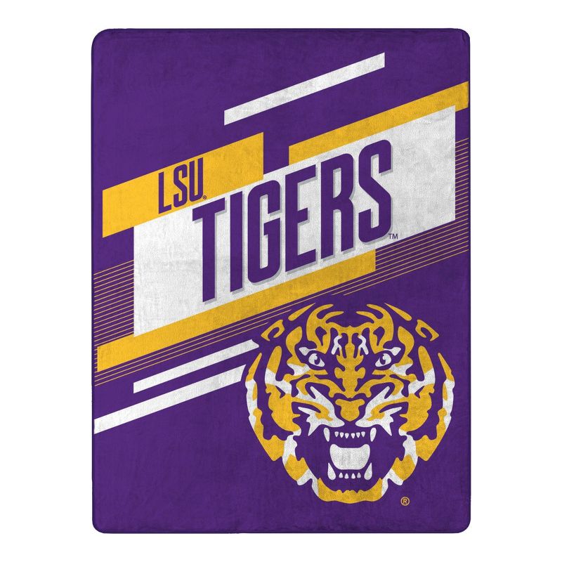 NCAA LSU Tigers Movement Silk Touch 46&#34;x60&#34; Throw Blanket, 1 of 4