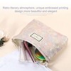 Unique Bargains Women's Floral Zipper Makeup Bags and Organizers 1 Pc - 3 of 4