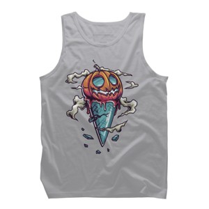 Men's Design By Humans ice cream halloween By onemoredesign Tank Top - 1 of 2