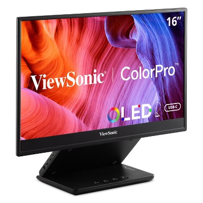 Manufacturer Refurbished - ViewSonic VP16-OLED Ergonomic Stand Portable 15.6" 1080p OLED Monitor (CR)