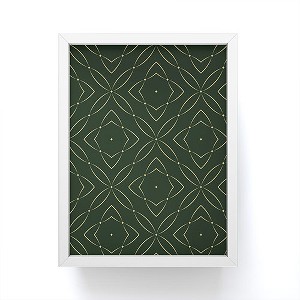 Marta Barragan Camarasa Vintage emerald pattern Framed Mini Art Print - Society6 - 1 of 3