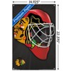 Trends International NHL Chicago Blackhawks - Mask 16 Unframed Wall Poster Prints - 3 of 4