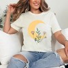 Simply Sage Market Women's Flower Moon Short Sleeve Graphic Tee - 2 of 3