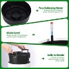 22" Tall Round Planter Set of 2, Self Watering Pots with Built-in Drainage and a Water Level Monitor - 2 of 4