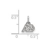 Black Bow Jewelry Sterling Silver Alpha Phi Greek Life Extra Small Pendant - 2 of 3