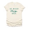 Simply Sage Market Eat. No Sleep. Mom. Repeat Short Sleeve Tee - 2 of 4