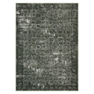 Washable Rugs,Area Rug for Living Room Bedroom, Washable Brown Rug Vintage Print Carpet - 1 of 4