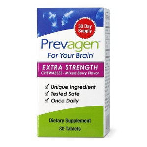 Prevagen Extra Strength Chewables 20mg, Mixed Berry - 30 Tablets, 1 Month Supply | For Your Brain with Apoaequorin & Vitamin D - 1 of 1