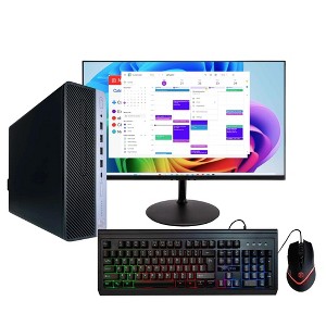 Refurbished HP ProDesk 600G4 Desktop Computer-Intel i5-AMD Radeon RX 550-16GB RAM-1TB SSD-Keyboard & Mouse-Windows 11 Pro-Manufacturer Refurbished - 1 of 4