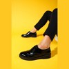 Avra - Black Patent Leather Oxford Shoes (Women) | Forever & Always Shoes - 3 of 4