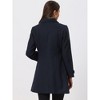 INSPIRE CHIC Women's Winter Classic Single Breasted Outwear Overcoat with Pockets - 4 of 4