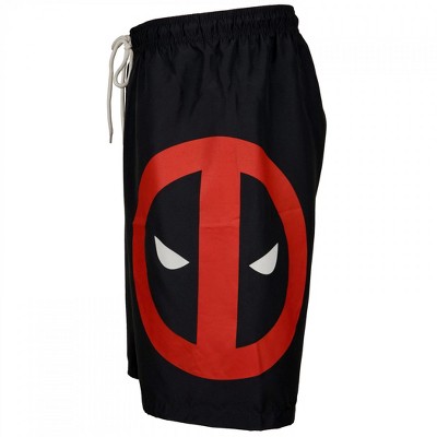 Deadpool Mens Marvel Comics Deadpool Symbol Board Shorts - 3XLarge (48-50) — фото 3