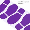 Unique Bargains Home Classroom Floor Stairs Decal PVC Footprint Sticker 8 Pairs - 4 of 4