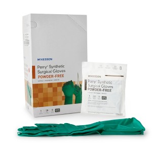 McKesson Perry Performance Plus Polychloroprene Surgical Glove Standard Cuff Length SIZE 8 50 per Box - 1 of 4