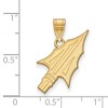 Black Bow Jewelry 14k Yellow Gold Florida State Seminoles NCAA Large Pendant - 2 of 3