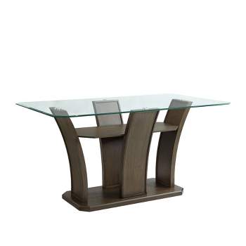Simms Rectangular Counter Height Table Walnut - Picket House Furnishings
