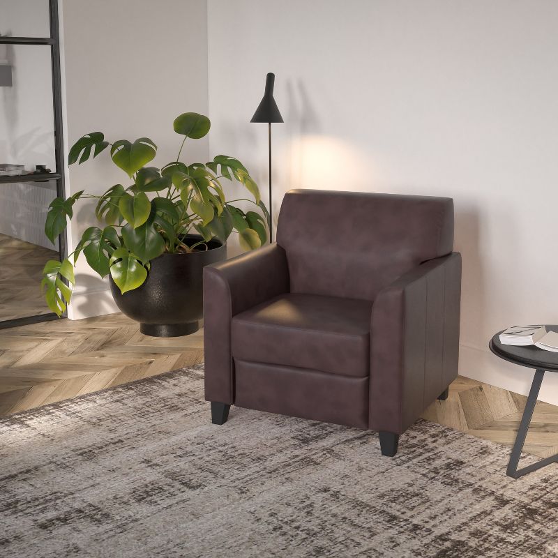 Flash Furniture HERCULES Diplomat Series LeatherSoft Chair with Clean Line Stitched Frame, 2 of 9