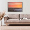 Stupell Industries Orange Sunset over Shoreline Floating Frame Canvas Art - 3 of 4