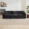 Cloud Sofa 3-Seater, Modular Sectional Couch with Chenille Fabric & High-Elastic Double-Layer Cushions â€ - 4 of 4