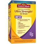 Nature Made Ultra Strength 12 Strain Digestive Health Support Probiotic Capsules - 25ct