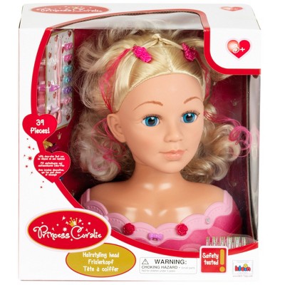 Theo Klein Princess Coralie: 11" Hairdressing Head - Little Emma
