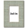 PosterPalooza | Photo Size Sculpted Blue Picture Frame - UV Acrylic, Foam Board Backing, Hanging Hardware - 2 of 4