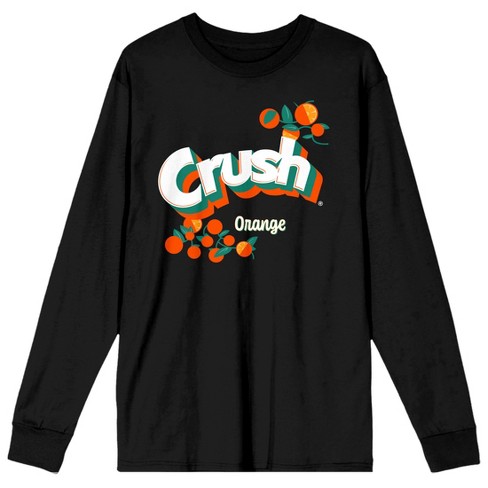 Orange Logo With Orange Black Long Crew Neck Tee Target