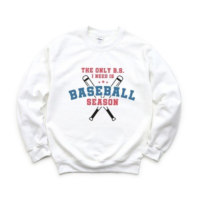 Simply Sage Market Women's Graphic Sweatshirt Baseball Season Bats